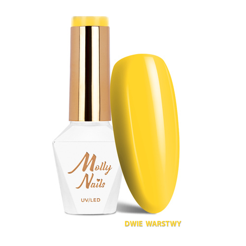 Lakier hybrydowy Molly Nails Cocktails & Drinks Tequila Sunrise HEMA/Di-HEMA Free 8g Nr 10