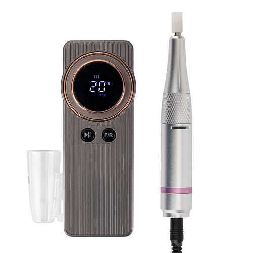 Frezarka do paznokci 50W No Name do manicure pedicure szara 108 35 000 obrotów