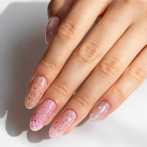 Jack Top MollyLac no wipe with a hint of Prismatic holographic glitter 10 g