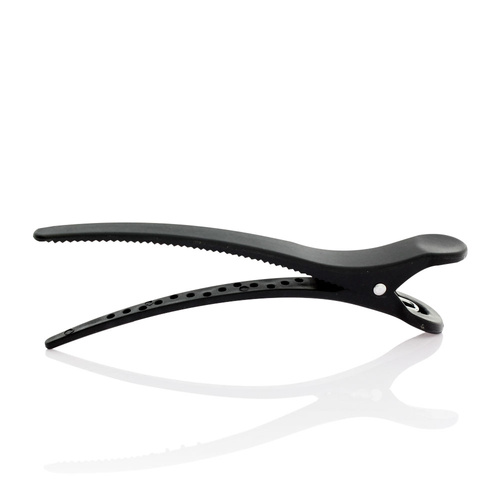 Large black hair clip YB914, 6 pieces
