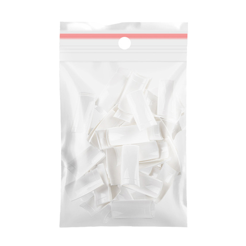 White tips, short pouch, size 1 refill. 60 pieces.