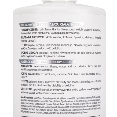 Olejkowy krem do masażu ciała i biustu Farmona Body Slim 500ml