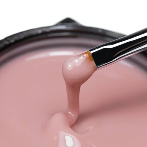 Selbstnivellierendes Builder-Gel, hart, mittlere Konsistenz, Molly Nails Coffee Blush, HEMA/Di-HEMA-frei, 50 g