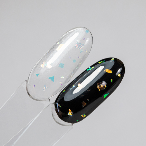 Topcoat mit Holo-Effekt im „Cut-Foil“-Look, No-Wipe, AlleLac x Rosie Beauty, 6 g