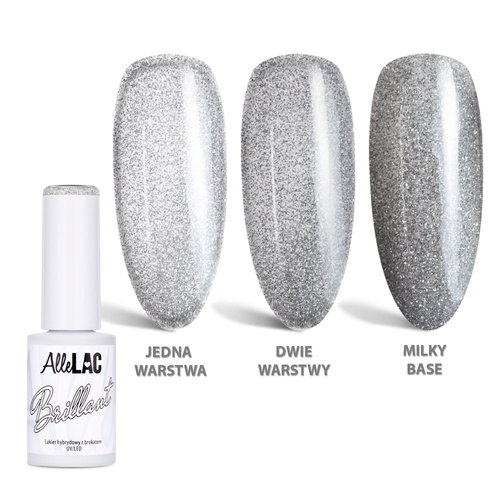 LED/UV Gel Polish No. 142 Brillant Limited Edition AlleLac HEMA/Di-HEMA Free 5g