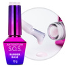 Base caoutchouc pour ongles souples, manucure et pédicure S.O.S. Antidotum Molly Nails Milky Blush 10 g