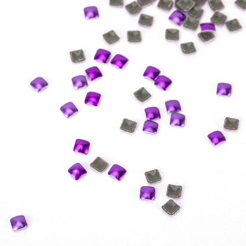 ShinePins : clous lisses, strass, décorations pour ongles, carrés, mini, NTN Premium n° 2, 5 g