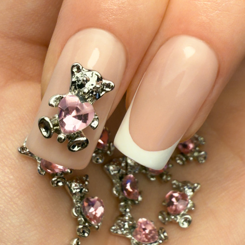 Décorations pour ongles « oursons » 3D Molly Nails n° 3, 10 pièces