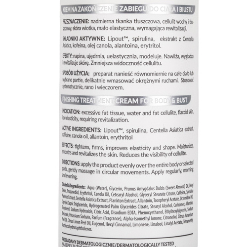 Crème de fin de soin pour le corps et la poitrine Farmona Body Slim 280 ml