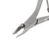Cążki do skórek srebrne silver 6 mm