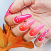 5+1gratis Lakier hybrydowy MollyLac Fantasyland Glitter Raspberry Kiss 10g Nr 312