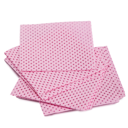 Dischetti di cotone anti-polvere perforati per unghie Staleks Expert, rosa, 400 pezzi