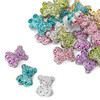 3D-Nagdekorationen „Teddybären“ von Molly Nails, Farbmix, 20 Stück