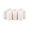 Capuchons pour pédicure 7 mm, grain 240, 10 pièces, ABS, Podo AlleMed, blanc