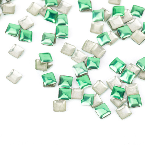 ShinePins : clous lisses, strass, décorations pour ongles, carrés, grands, NTN Premium n° 10, 5 g