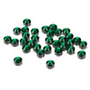Glas-Strasssteine für Nägel SS10 Emerald, ca. 50 Stück