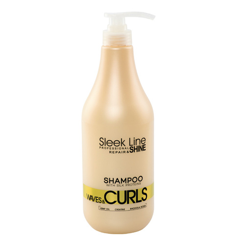 Shampoing pour cheveux bouclés Stapiz Sleek Line Waves&Curls ; 1 000 ml