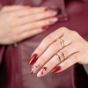 Lakier hybrydowy LED/UV Gel Polish The Trend Edit Nr 301 Burgundy Edit MollyNails HEMA/Di-HEMA Free 8g+ Wzornik GRATIS