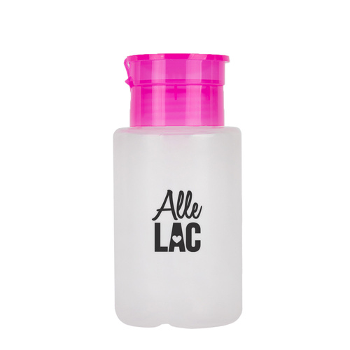 Dispensador con bomba para líquidos AlleLac, rosa, 150 ml