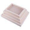 Espositore 3D in legno per unghie finte, 20x25 cm