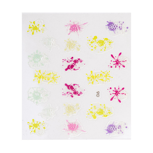 Autocollants bijoux 5D convexes en acrylique, motif fruits, n° 06