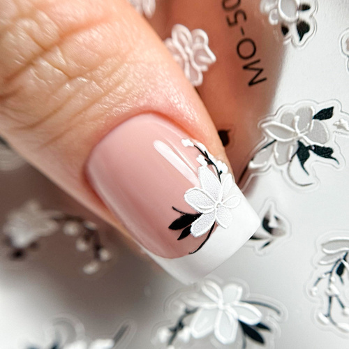 Autocollants pour ongles 5D à fleurs MO-503 MollyNails