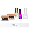 PRO MATCH SYSTEM 4+1 Milky: 3 гелі LED/UV: Jelly&SelfLeveling;&Gel; у флаконі + База + Doctor Top 15 г БЕЗКОШТОВНО
