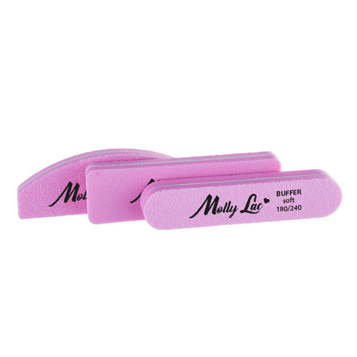 Polerka dwustronna Buffer mini półksiężyc łódka Soft 180/240 MollyLac