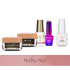 MollyNails PRO MATCH SYSTEM 4+1 Nutty Nut: 3 geles de construcción + base + Doctor Top 15 g