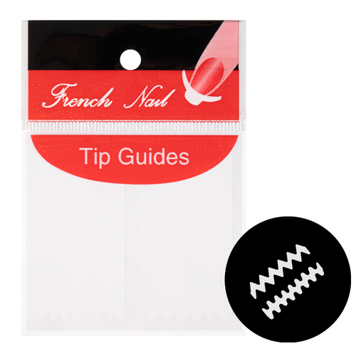 Strisce autoadesive per french manicure n. 9, circa 30 pezzi.