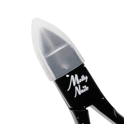 Cążki cęgi do pedicure profesjonalne Molly Nails czarne ostrze 15 mm