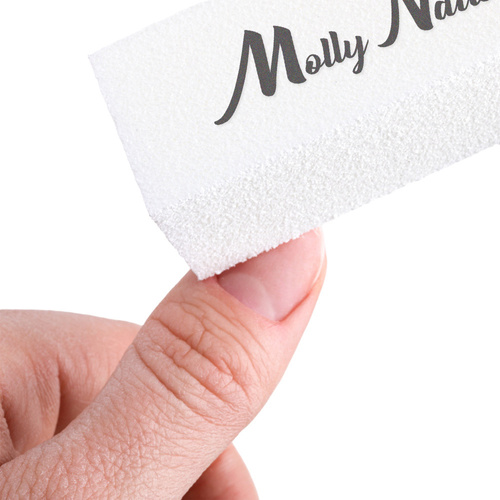 Bloczek blok polerski Molly Nails 100/100 Premium biały