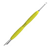 Pincel para manicura Gummy con mango de silicona Staleks Uniq 11 TIPO 2: pincel angular y anillo