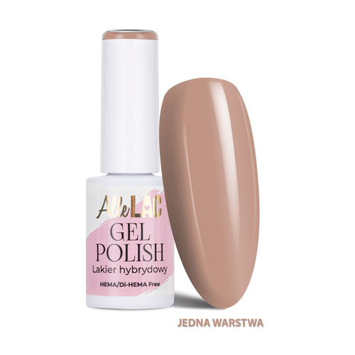 LED/UV-Gel-Nagellack „Nudes Toffee“ von AlleLac, HEMA/Di-HEMA-frei, 6 g