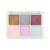 Polvo para uñas con efecto espejo, estuche de 6 colores, n.º 1