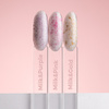 10 + 1 gratis Milchfarbene Kautschukbasis „Flakes Rubber Base Milk&Pink“ von MollyLac, HEMA-frei, 10 Gramm