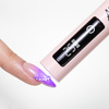 AlleLac 1.6W UV/LED Nail Lamp for Hybrid Polishes and Gels, Model 8809, Pink