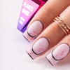 10 + 1 gratis Milchfarbene Kautschukbasis „Flakes Rubber Base Milk&Pink“ von MollyLac, HEMA-frei, 10 Gramm