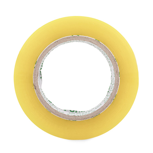 Transparent packing tape, 155 m long, 5 cm wide, 5.2 mm thick