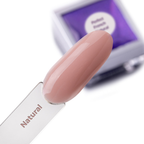 Gel modellante autolivellante per unghie, LED/UV, Perfect French Natural, senza HEMA/Di-HEMA, 15 g