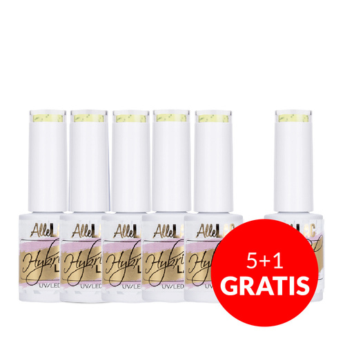 5+1gratis Lakier hybrydowy AlleLac Sweet Pepper 5g Nr 129