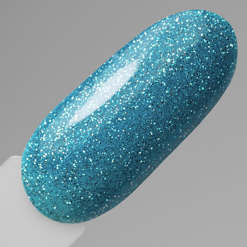 10 + 1 gratis LED/UV-Hybridlack „Gel Polish Blues Flash Glitter Blue“ von AlleLac, HEMA/Di-HEMA-frei, 6 g
