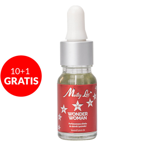 10+1 in omaggio: Olio profumato per unghie Wonder Woman MollyLac Nail & Cuticle Oil 10 ml