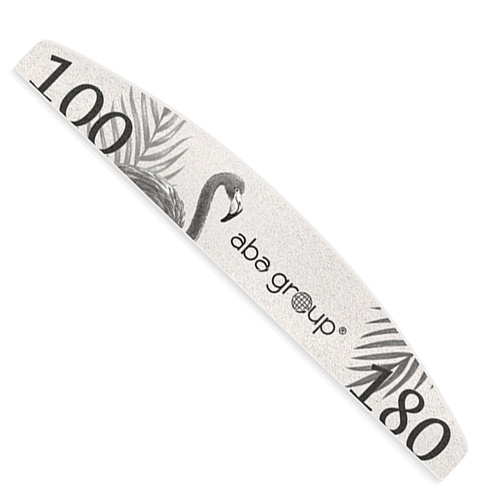 Aba Group half-moon gray nail file 100/180 1 pc