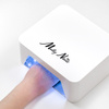 УФ/LED-лампа для нігтів 36 Вт Molly Nails для гібридних лаків, гелів та акрилогелів, бездротова, біла, V9BAT