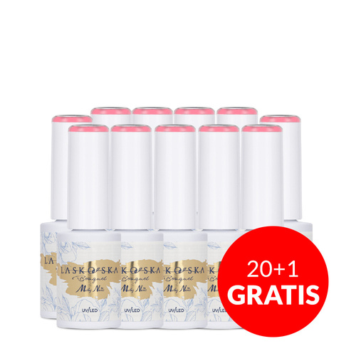 20+1 free LED/UV Gel Polish Molly Nails @Bouquet by Laskovska Daisy Flower HEMA/Di-HEMA Free 7g