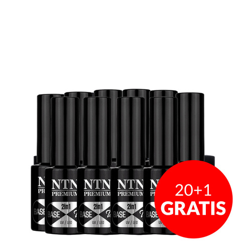 20+1gratis Baza i top twarda 2w1 NTN Premium Base&Top HEMA/Di-HEMA Free 5g