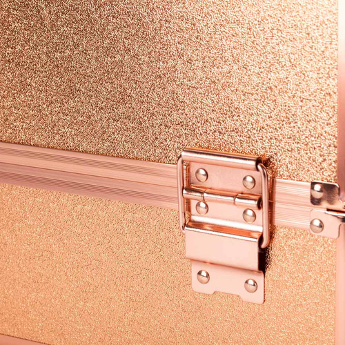 Kuferek kosmetyczny M na lakiery total rose golden
