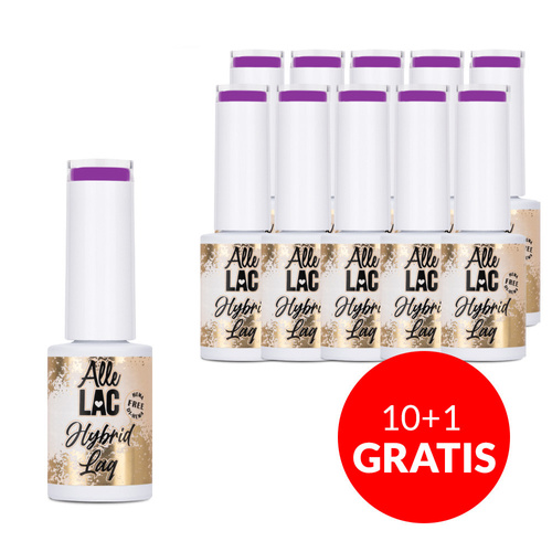 10 + 2 gratuit Vernis hybride à pigmentation intense AlleLac Édition limitée Sans HEMA/Di-HEMA 5 g N° 215