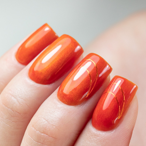 5+1gratis Kolorowy top bez przemywania top no wipe Crystal Glass Molly Nails Orange Pumpkin HEMA/Di-HEMA Free 10g